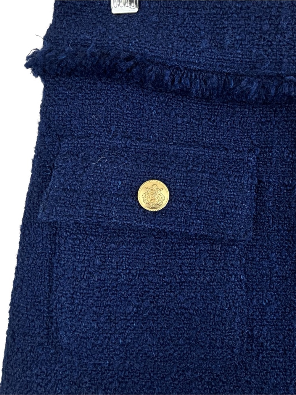 Women's Navy A-Line Mini Skirt - Classic Navy - Picture 5 of 10